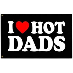 I ❤️ Hot Dads Tapestry